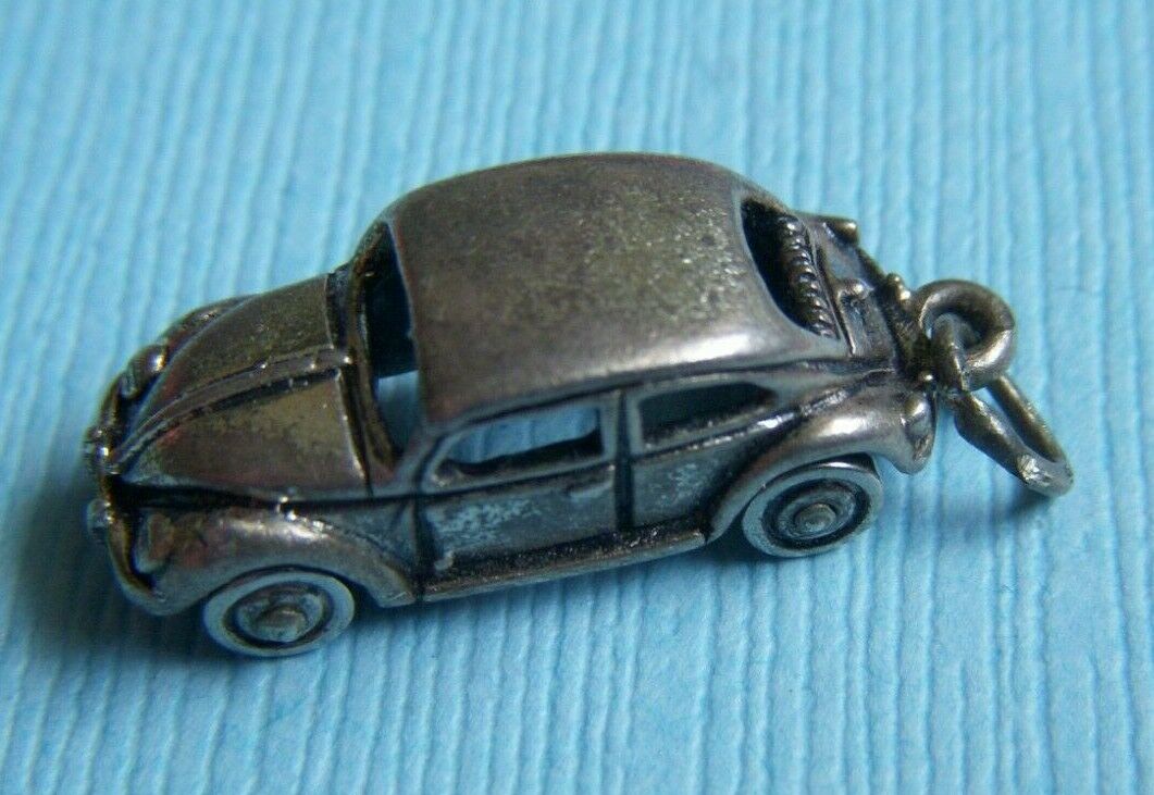 Vintage Beau Vw Beetle Automobile Car Sterling Charm