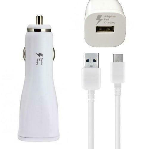 New Oem Samsung Fast Charging Car Charger Power Adapter And Cable