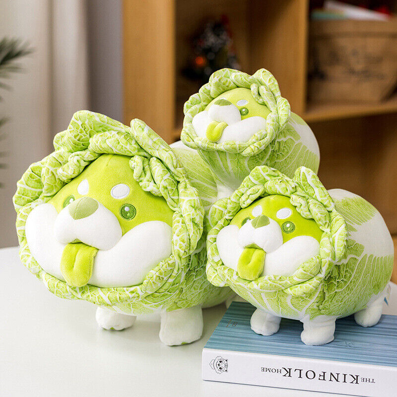 Cute Cabbage Dog Frog Pillow Soft Cute Cantaloup Tortoise Plush Toy Doll Gift