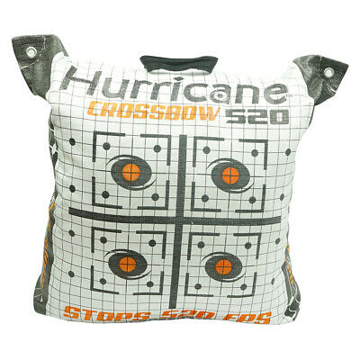 Hurricane H60410 Double Sided 460 Fps Woven Crossbow Archery Bag Target, White